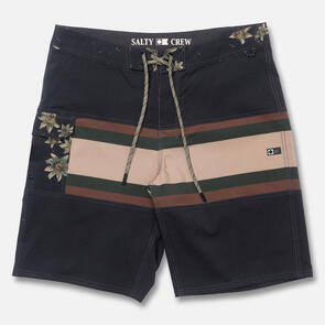 SALTY CREW REFUGE BOARDSHORT PIRATE BLACK