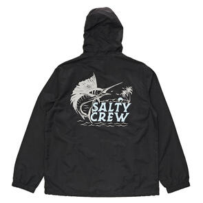 SALTY CREW SAILFISH SNAP JACKET BLACK