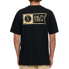 SALTY CREW SKETCHY ALPHA STANDARD SS TEE BLACK