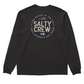 SALTY CREW SKIPPER CLASSIC LS TEE VINTAGE BLACK