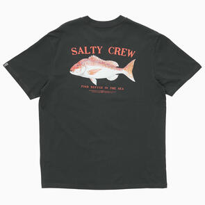 SALTY CREW SNAPPER CLASSIC SS TEE COAL