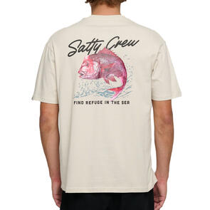 SALTY CREW SNAPPER PREMIUM SS TEE SAND