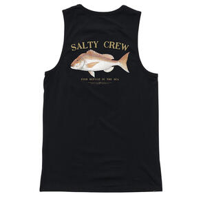 SALTY CREW SNAPPER REGULAR TANK BLACK
