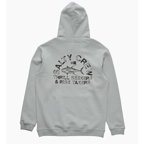 SALTY CREW STAMPED MW HOOD QUARRY