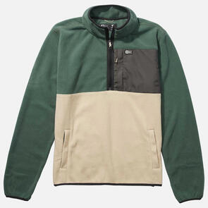 SALTY CREW SWELLTER POLAR FLEECE MOCKNECK MOSS