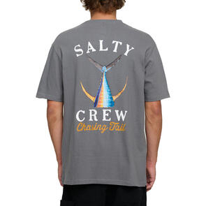 SALTY CREW TAILED STANDARD SS TEE CHARCOAL