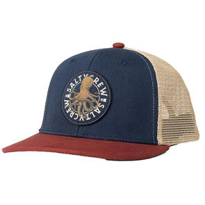 SALTY CREW TENTACLES BOYS RETRO TRUCKER NAVY/BURGUNDY