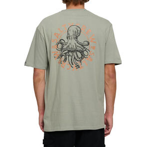 SALTY CREW TENTACLES STANDARD SS TEE KELP GREEN