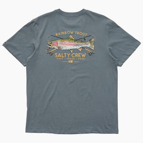 SALTY CREW TROUT MOUNT PREMIUM SS TEE STORM