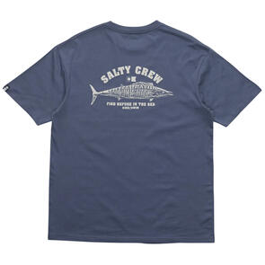 SALTY CREW WAHOO STAMP PREMIUM SS TEE COASTAL BLUE