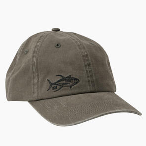 SALTY CREW WORN IN DAD CAP COAL