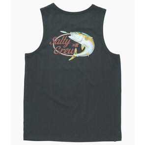 SALTY CREW YELLOWTAILED REGULAR TANK COAL