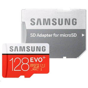 SAMSUNG EVO PLUS 128GB MICROSDXC CARD W SD ADAPTER