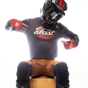 FASTHOUSE SANGUARO TASKER JERSEY CHARCOAL