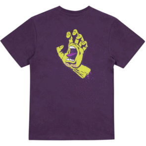 SANTA CRUZ BOYS OPUS SCREAMING HAND TEE PURPLE