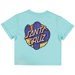 SANTA CRUZ CACTUS DOT TEE AQUA