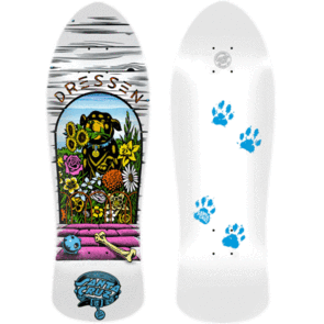 SANTA CRUZ DRESSEN PUP REISSUE 9.5IN X 29.44IN