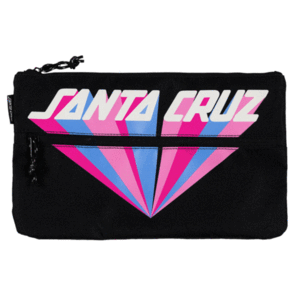 SANTA CRUZ GIRLS DELTA STRIP PENCIL CASE BLACK