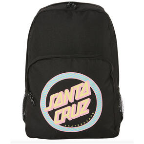 SANTA CRUZ STRIPED REVERSE DOT BACK PACK BLACK