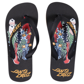 SANTA CRUZ MEEK SCRATCHED SLASHER THONG BLACK