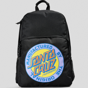 SANTA CRUZ MFG DOT RETRO BACKPACK BLACK