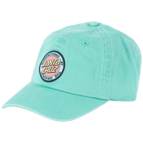 SANTA CRUZ MFG RETRO DOT DAD CAP OCEAN