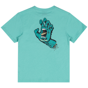 SANTA CRUZ OPUS SCREAMING HAND TEE TEAL