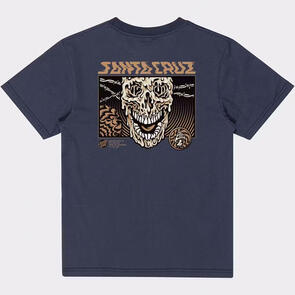 SANTA CRUZ TOXIC SKULL TEE NAVY