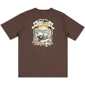 SANTA CRUZ WINKOWSKI 8BALLER TRIPARCH CENTRE TEE BROWN