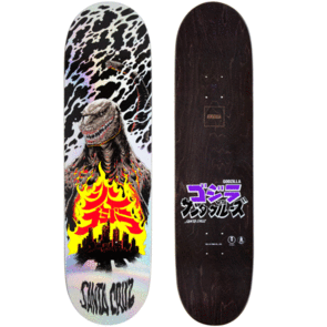 SANTA CRUZ X GODZILLA SHIN KNOX FIREPIT 8.50IN X 32.20IN