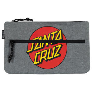 SANTA CRUZ YOUTH CLASSIC DOT PENCIL CASE GREY MARLE