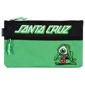 SANTA CRUZ YOUTH EYEGORE PENCIL CASE LIGHT GREEN