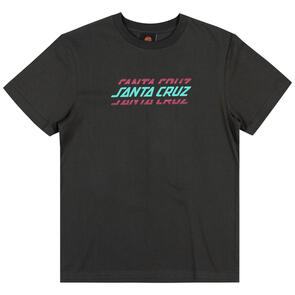SANTA CRUZ YOUTH MULTI SPLIT STRIP FRONT TEE ONYX