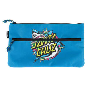 SANTA CRUZ SHARK DOT PENCIL CASE TURQUOISE