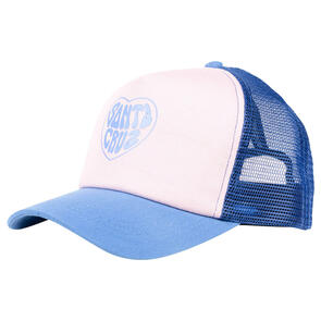 SANTA CRUZ GIRLS BALLOON HEART CAP BLUE PINK