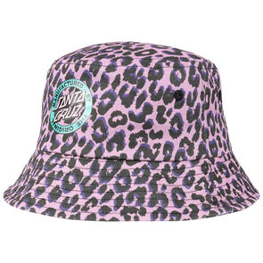 SANTA CRUZ GIRLS PRIMAL MFG DOT BUCKET HAT PURPLE