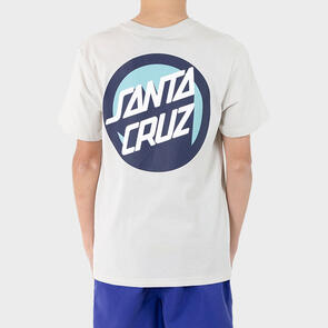 SANTA CRUZ OS BOLD SHADOW DOT TEE CONCRETE