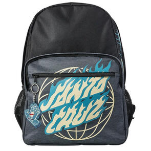 SANTA CRUZ GLOBAL FLAME DOT BACKPACK BLACK