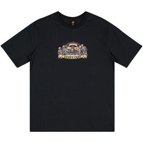 SANTA CRUZ GUZMAN DEAD DINERS FRONT TEE OFF BLACK