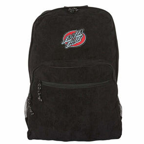 SANTA CRUZ LINED OVAL BACK PACK BLACK