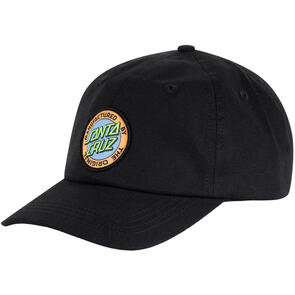 SANTA CRUZ MFG DOT RETRO DAD CAP BLACK