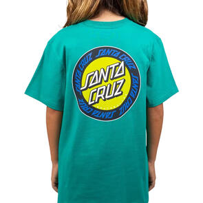 SANTA CRUZ OUTER RINGED DOT TEE TEAL