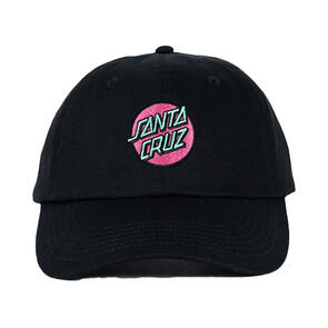 SANTA CRUZ POP DOT CAP BLACK