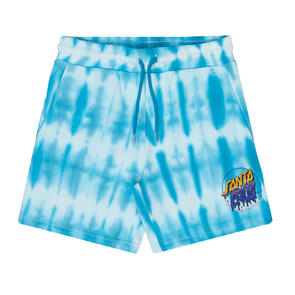 SANTA CRUZ RAD DOT HOLLOW TRACK SHORT TURQUOISE TIE DYE