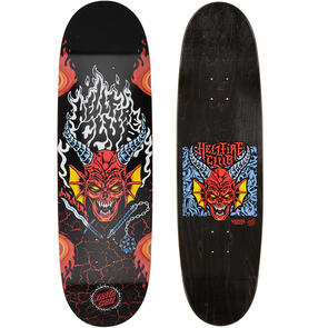 SANTA CRUZ STRANGER THINGS HELLFIRE CLUB FLAMES 9.00IN X 32.00IN