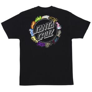 SANTA CRUZ X POKEMON POWER DOT S/S HEAVYWEIGHT TEE BLACK