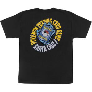 SANTA CRUZ X POKEMON YOUTH TCG HAND S/S MIDWEIGHT TEE BLACK