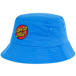 SANTA CRUZ YOUTH CLASSIC DOT PATCH BUCKET HAT BLUE