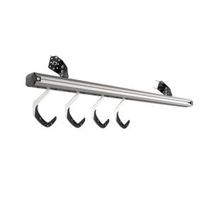 STASHED PRODUCTS CEILING ANGLE MOUNTED BIKE RACK - 4 BIKES, 1 RAIL