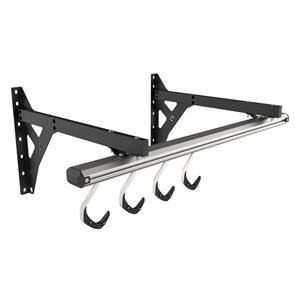 STASHED PRODUCTS SPACERAIL  - WALL MOUNTED BIKE RACK - 4 BIKES, 1 RAIL